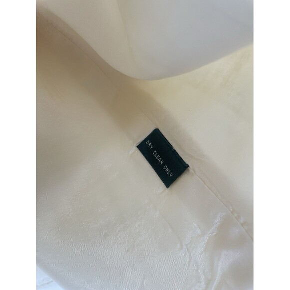 Lauren Ralph Lauren Blazer 100% Linen Mandarin Collar Herringbone Woven Jacket - Picture 6 of 15